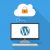 WordPress backup, computer backing up to the cloud